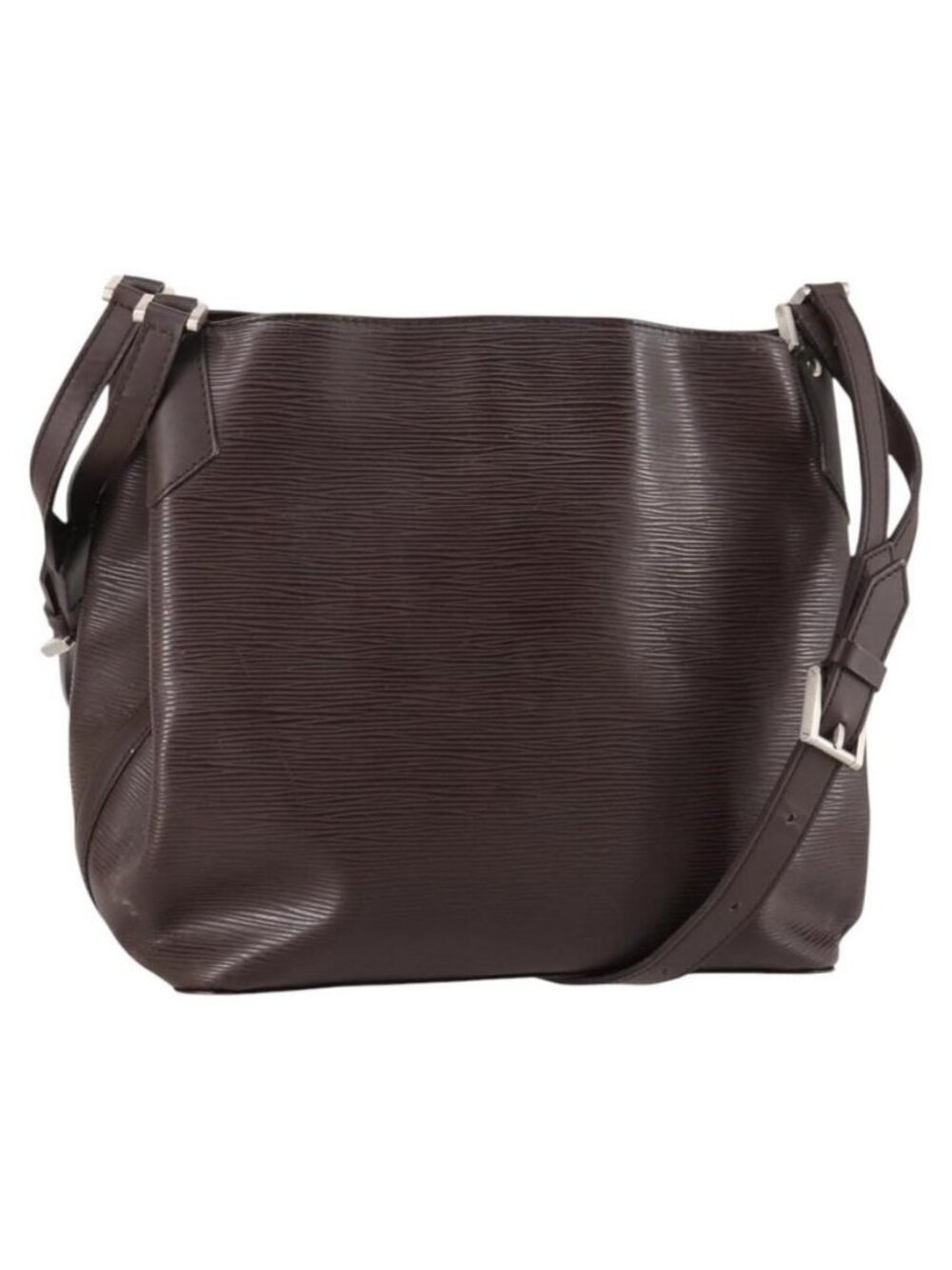 Authentic LOUIS VUITTON Epi Mandala MM Shoulder Bag Mocha M5889D LV